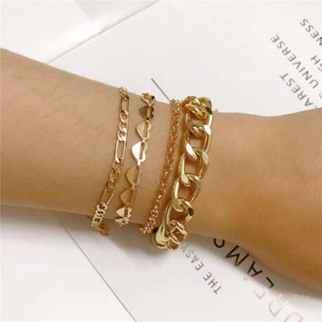 Miranda Chain Bracelets Set - SunsetFashionLA